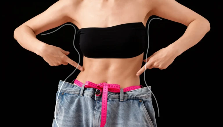 Infographie sur la routine VDI Perte de Poids Mihi avec les complexes Lipolytic et Detox.