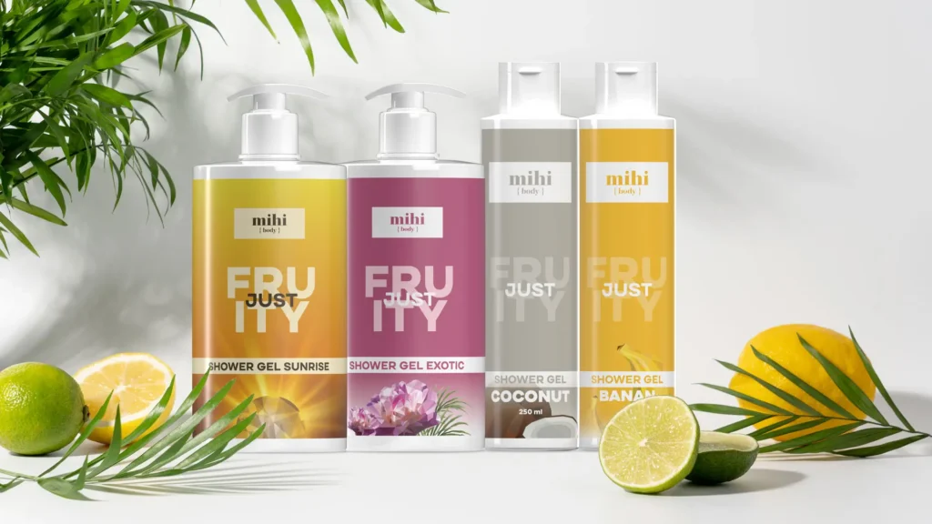 Avis gamme Just Fruity Mihi : l'explosion sensorielle des soins corps à la mangue, pastèque et banane.